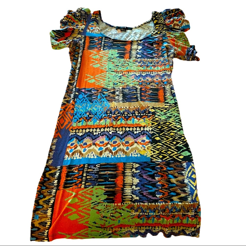 Forever 21 colorful dress shirt size large